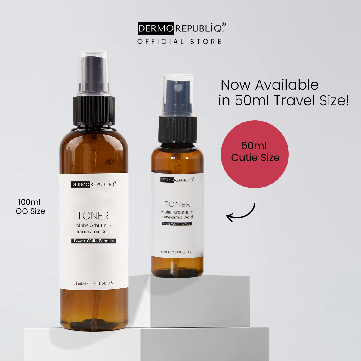 Dermorepubliq Alpha Arbutin + Tranexamic Acid Ultra Whitening Toner - 100 mL