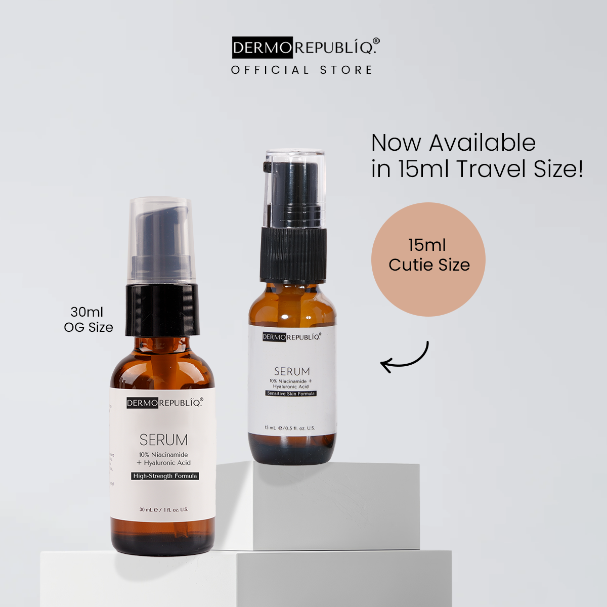 Dermorepubliq 10% Niacinamide + Hyaluronic High-Strength Formula Serum - 30 mL