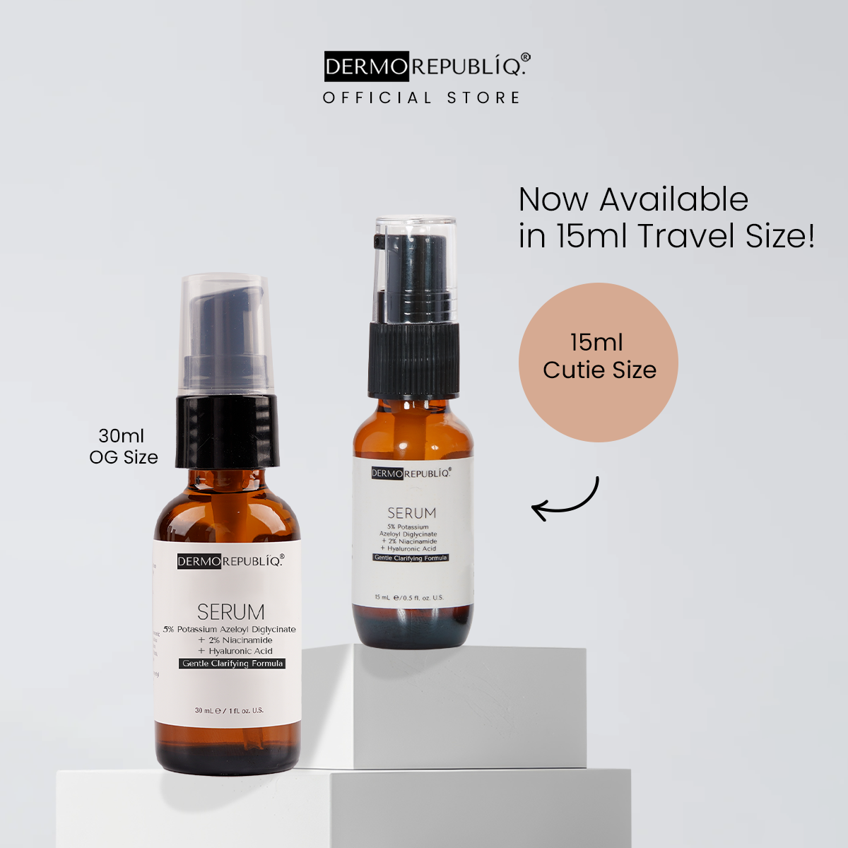 Dermorepubliq 5% Potassium Azeloyl Diglycinate + 2% Niacinamide + Hyaluronic Acid Serum