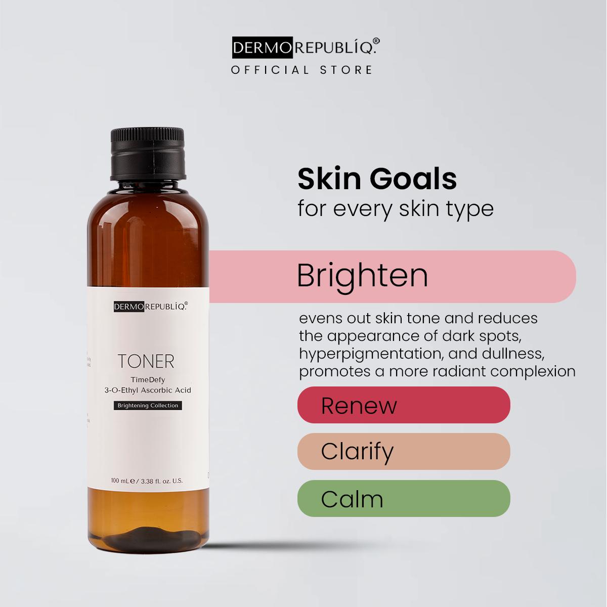 Dermorepubliq TimeDefy 3-O-Ethyl Ascorbic Acid Brightening Toner