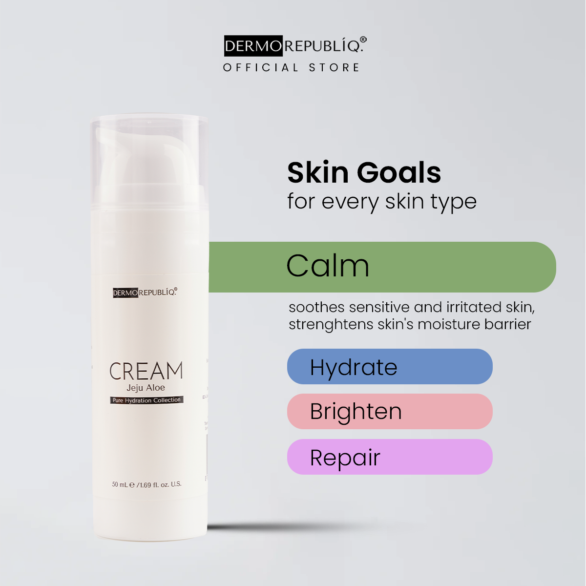 Dermorepubliq Pure Hydration Jeju Aloe Hydrating Cream