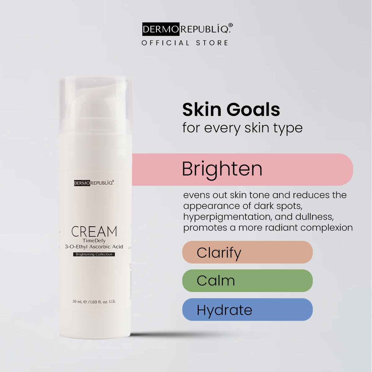 Dermorepubliq TimeDefy 3-O-Ethyl Ascorbic Acid Brightening Cream