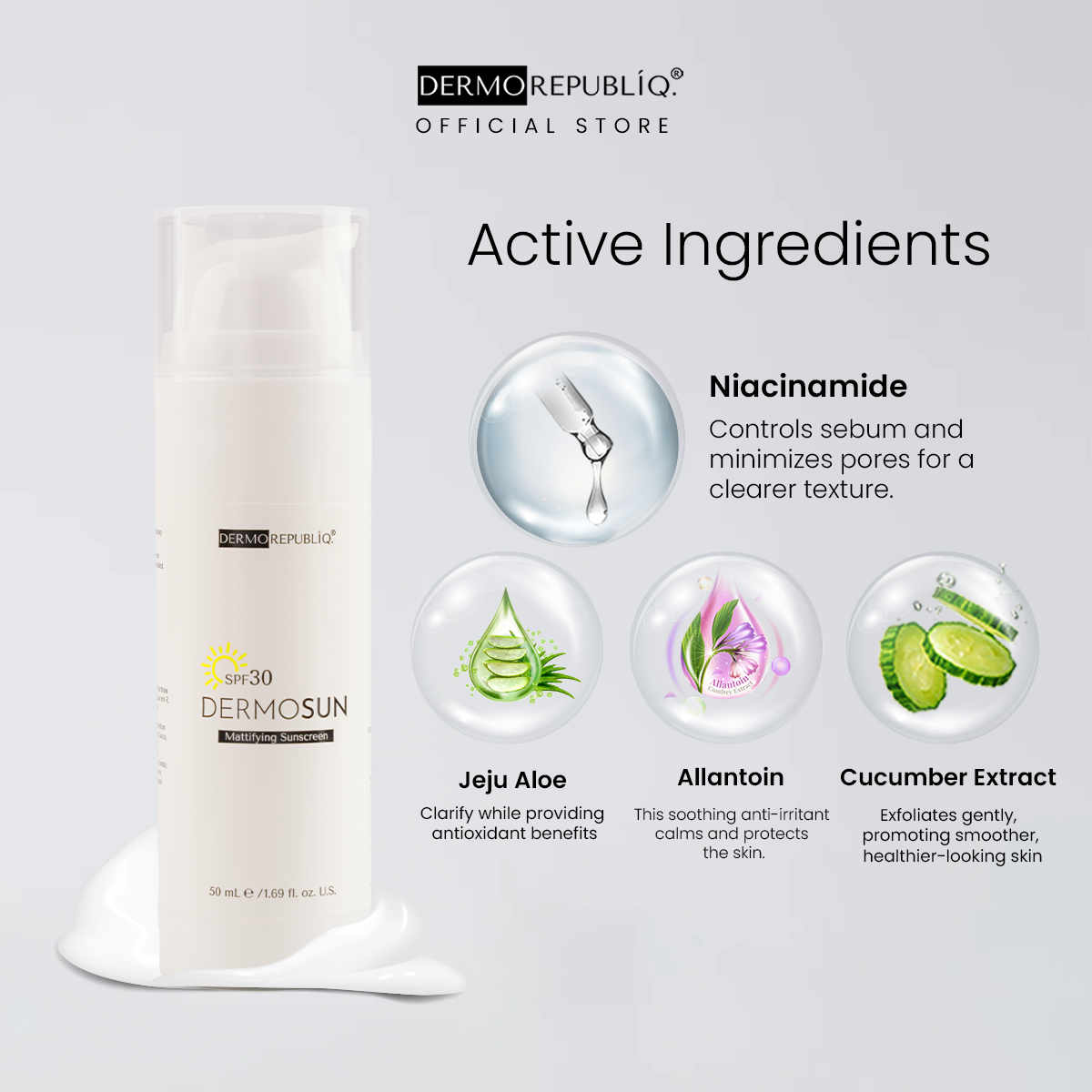 Dermorepubliq DermoSun Mattifying Sunscreen SPF30