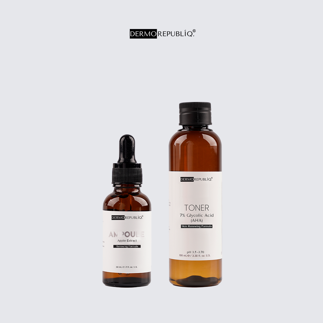 Dermorepubliq Dermo Duo - Renew and Refine (Apple Renewing Ampoule + 7% Glycolic Acid)