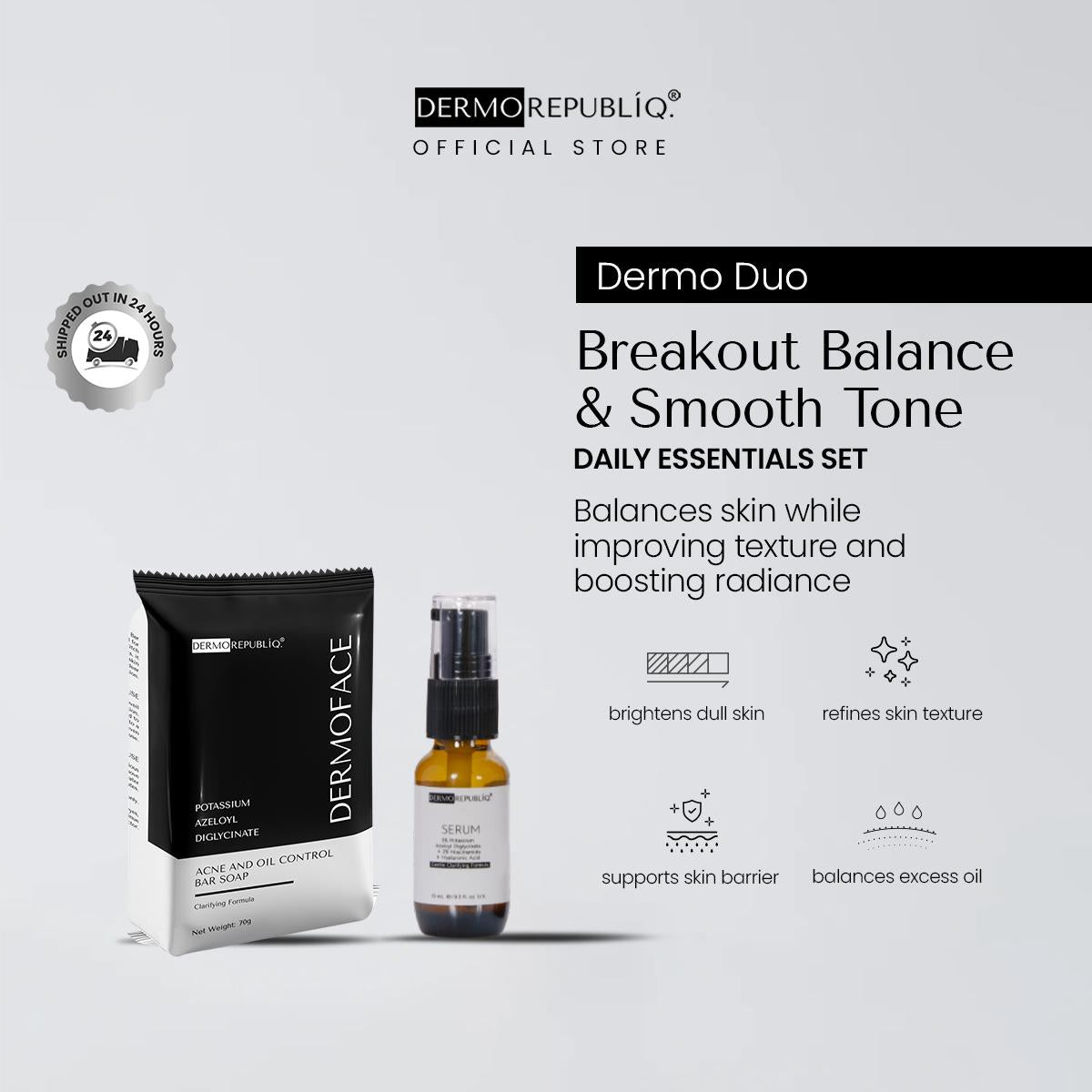 Dermo Duo – Breakout Balance and Smooth Tone