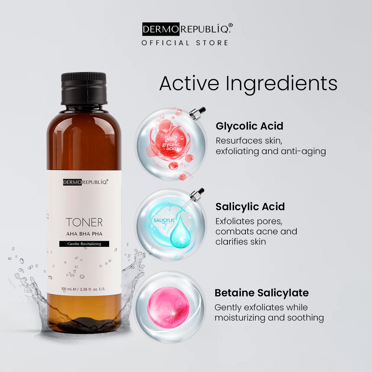 Dermorepubliq AHA BHA PHA Gentle Revitalizing Toner