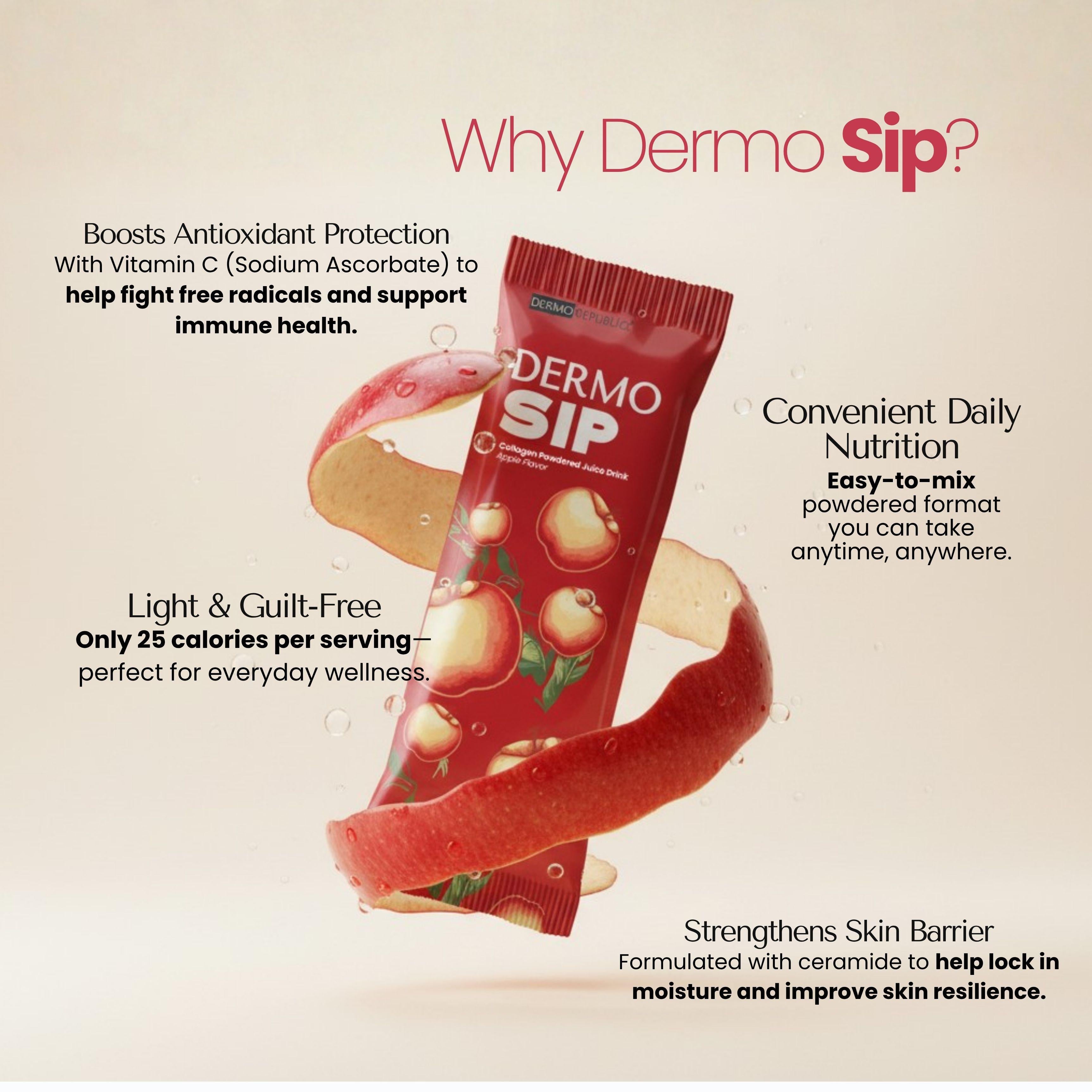 Dermosip Collagen Radiance Juice - Apple