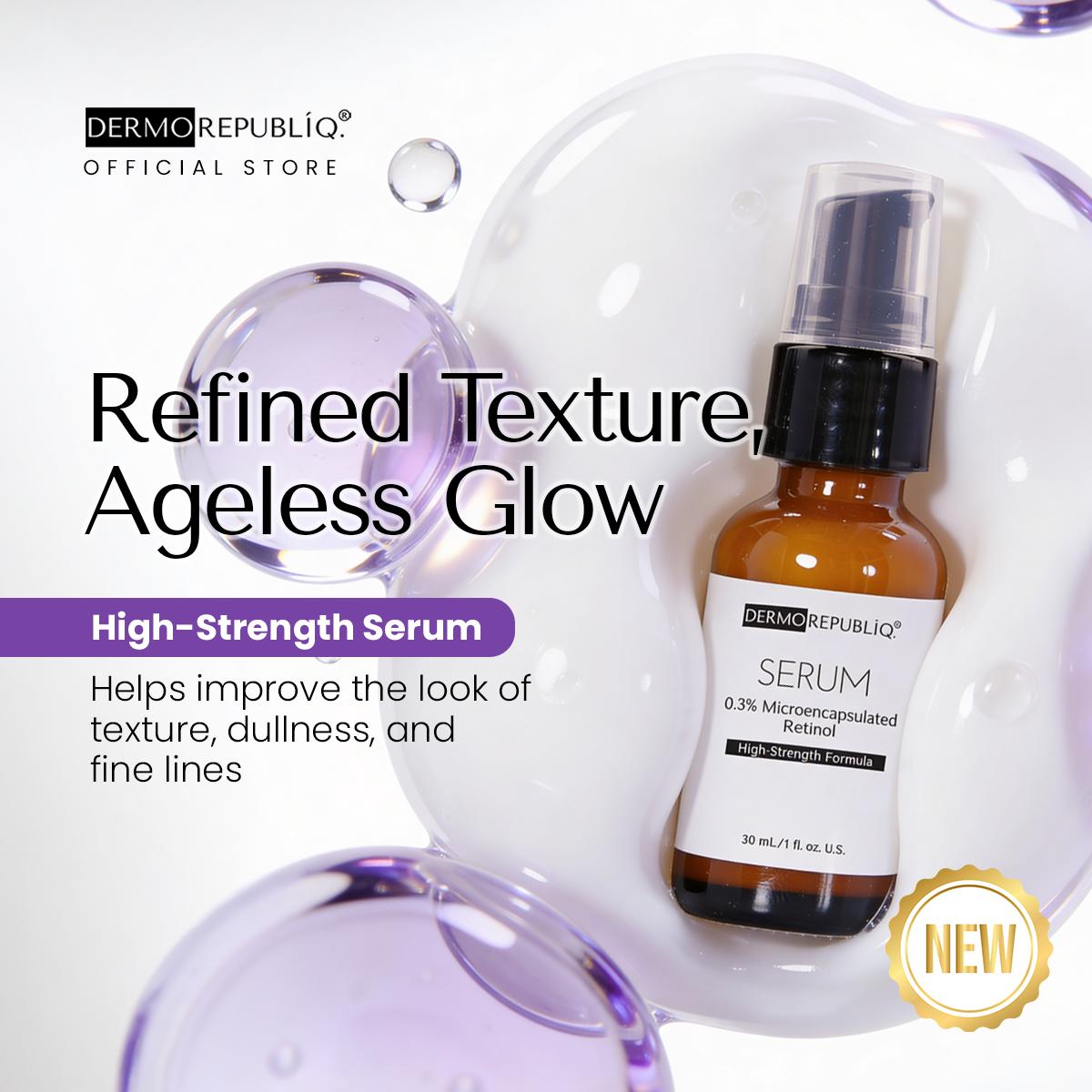 Dermorepubliq 0.3% Microencapsulated Retinol Serum – High-Strength Formula