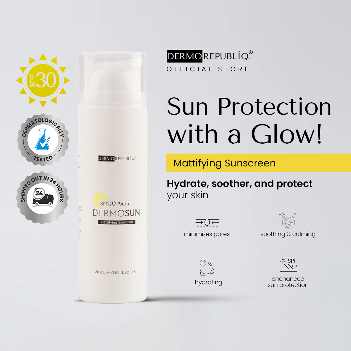 Dermorepubliq DermoSun Mattifying Sunscreen SPF30