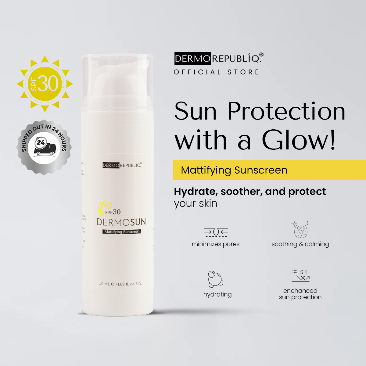 Dermorepubliq DermoSun Mattifying Sunscreen SPF30