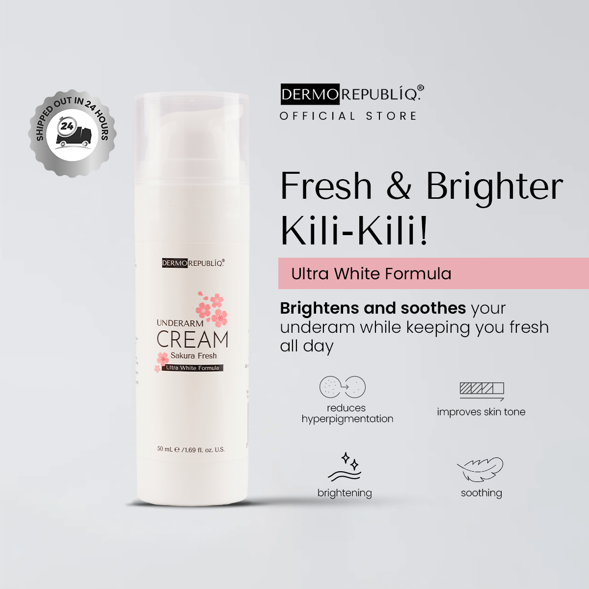 Dermorepubliq Sakura Fresh Ultra White Underarm Cream