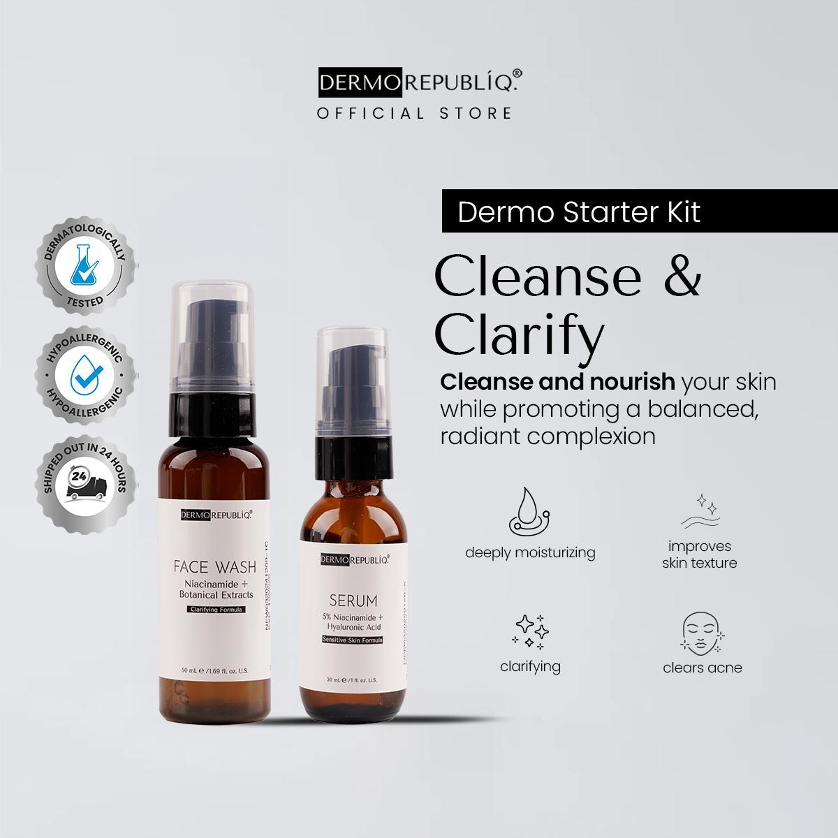 Dermorepubliq Duo Cleanse & Clarify Kit