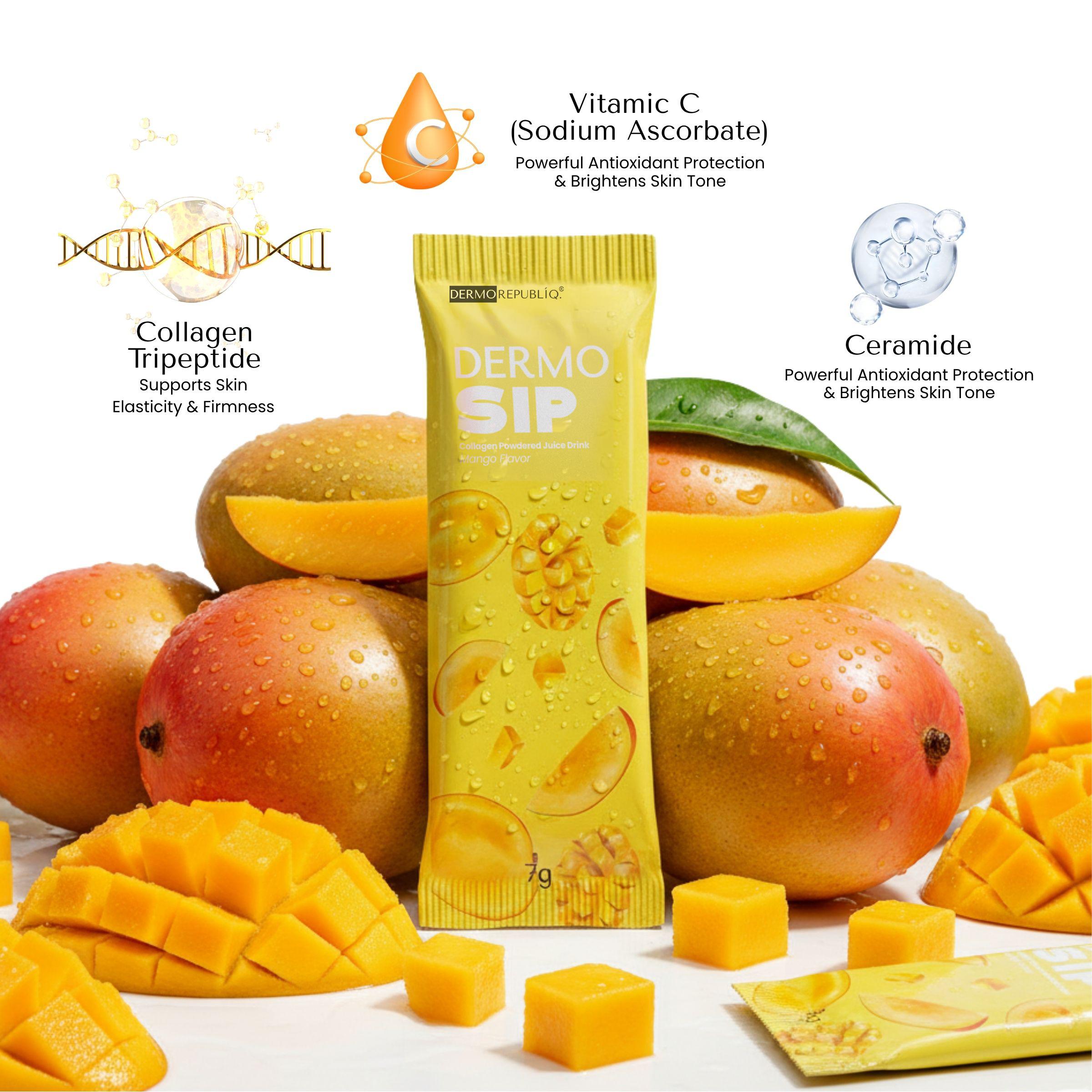 Dermosip Collagen Radiance Juice - Mango
