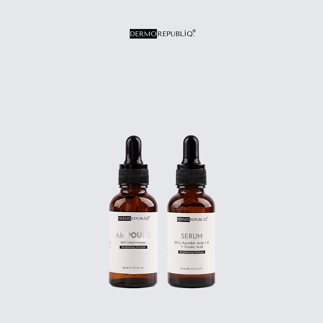 Dermorepubliq Dermo Duo - Glow Booster (85% Galactomyces Ampoule + 15% L-Ascorbic Acid)