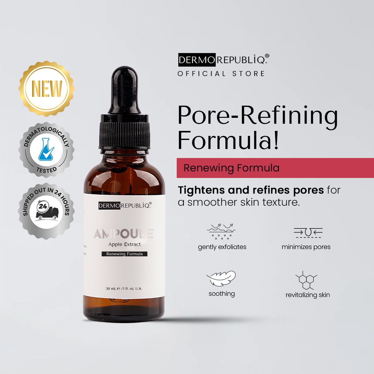Dermorepubliq Apple Renewing Ampoule