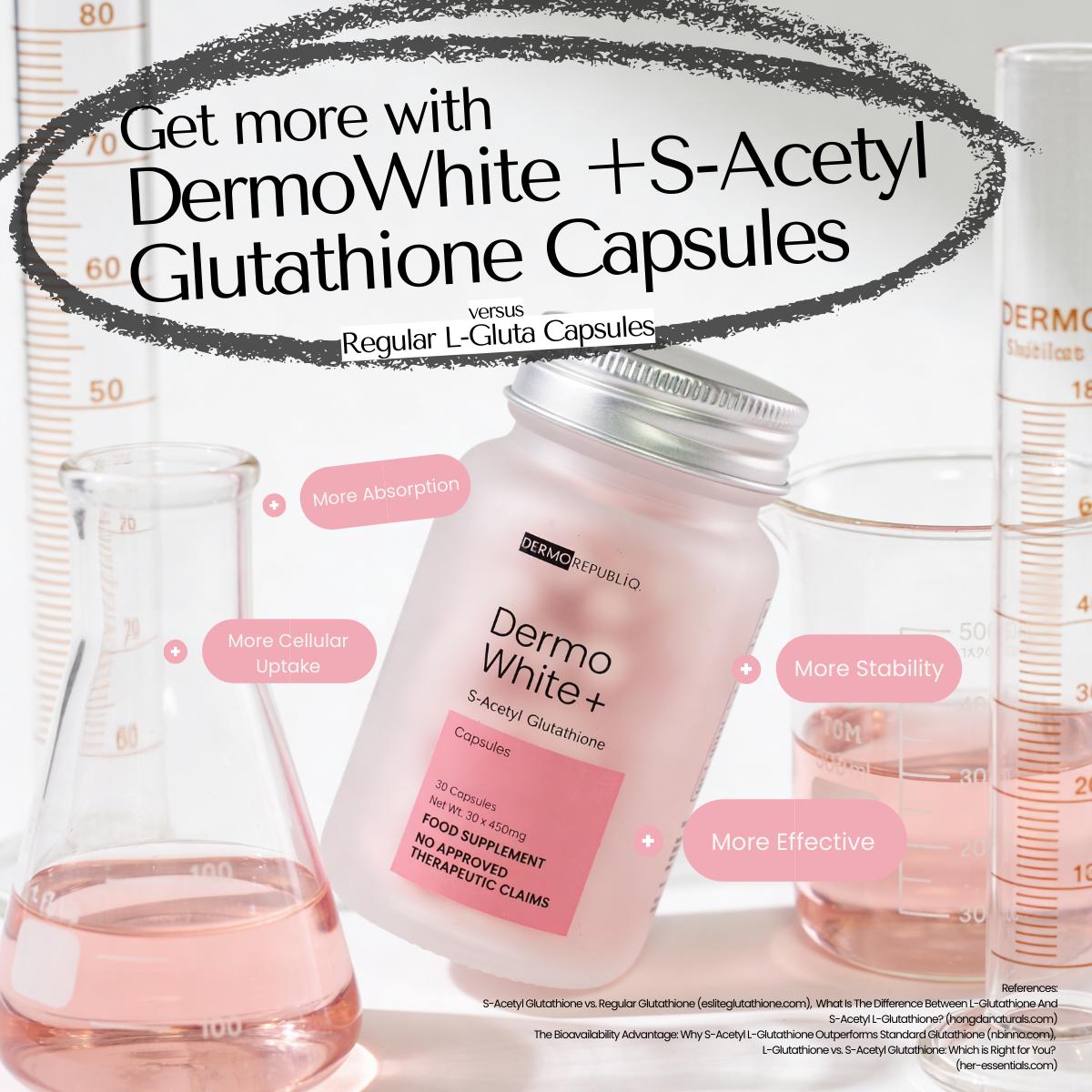 DermoWhite+ S-Acetyl Glutathione Sunblock Capsule