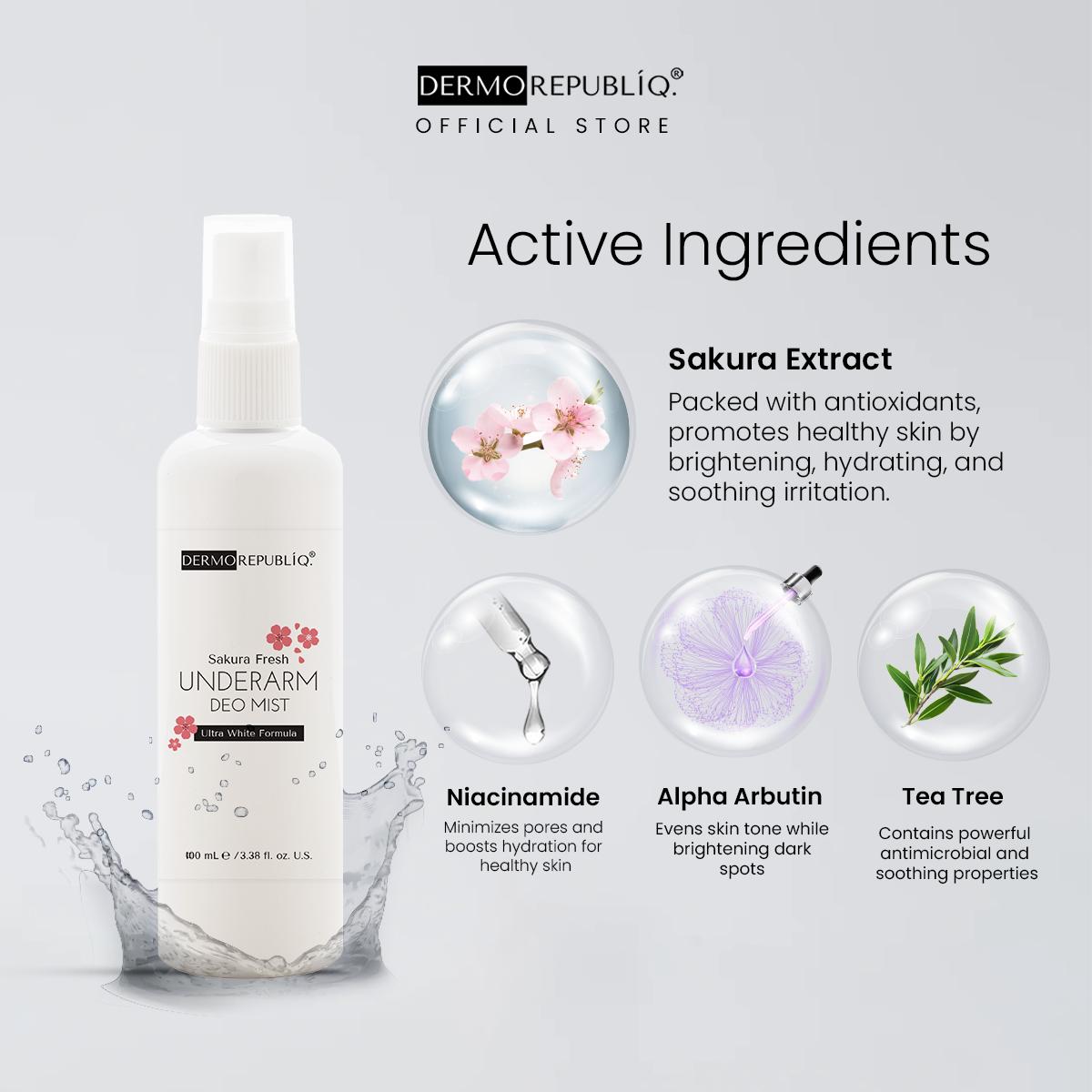 Dermorepubliq Sakura Fresh Ultra White Underarm Deo Mist