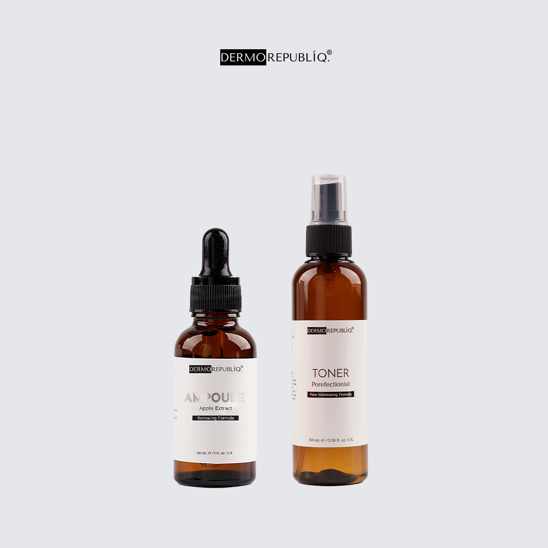 Dermorepubliq Dermo Duo - Pore Minimizer (Apple Renewing Ampoule + Porefectionist Pore Minimizing)