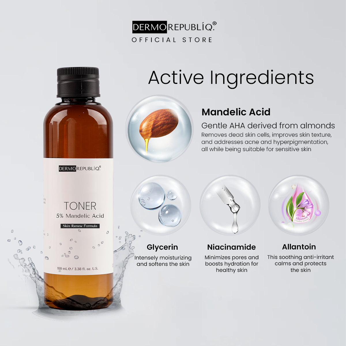 Dermorepubliq Skin Renew 5% Mandelic Acid Toner