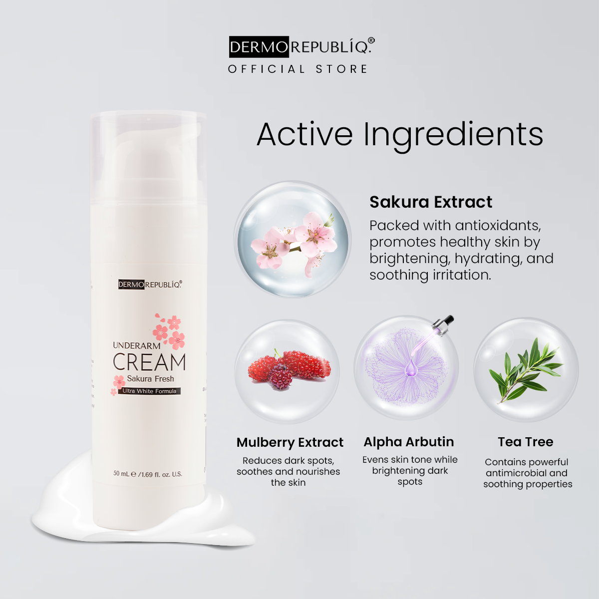 Dermorepubliq Sakura Fresh Ultra White Underarm Cream