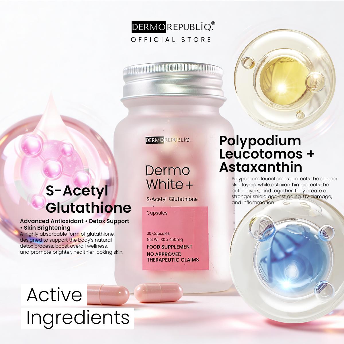 DermoWhite+ S-Acetyl Glutathione Sunblock Capsule