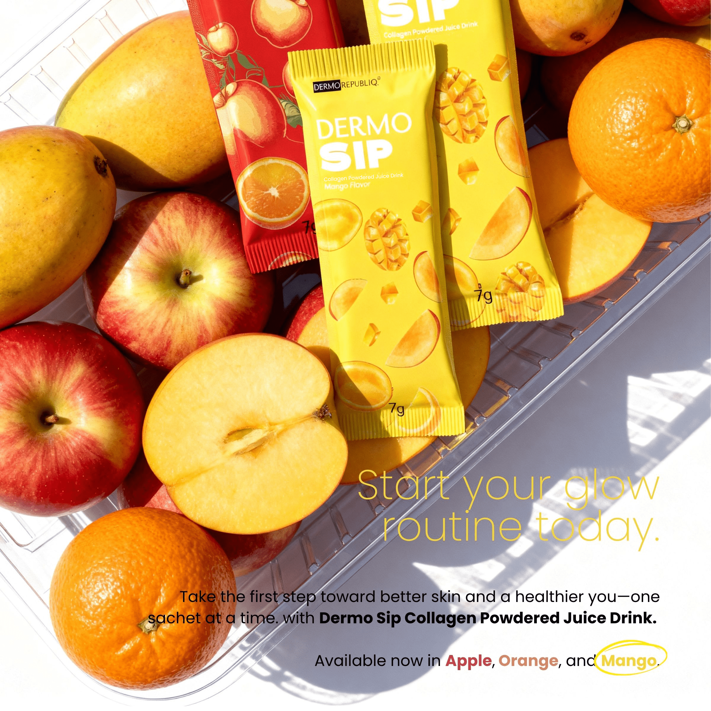 Dermosip Collagen Radiance Juice - Mango