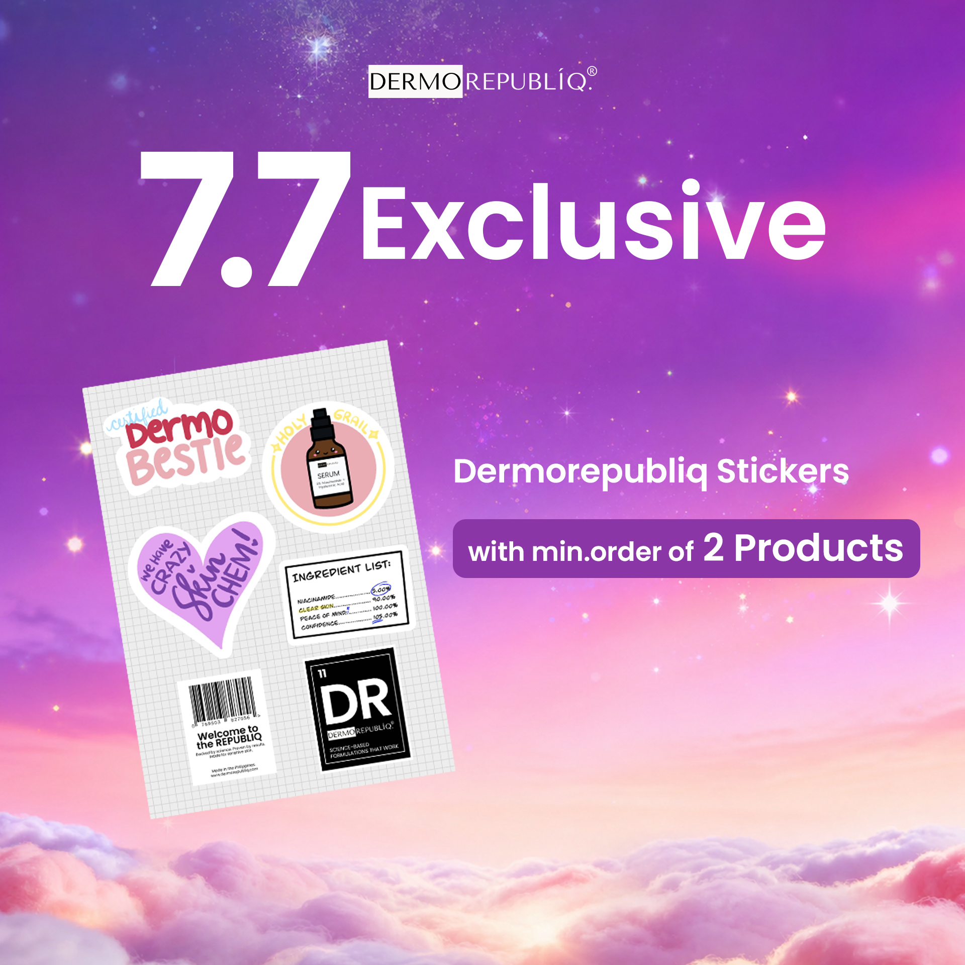 GIFT EXCLUSIVE! Dermo Stickers