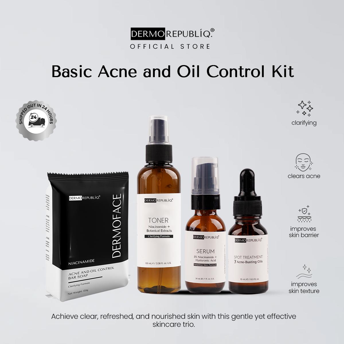 Dermorepubliq Basic Acne and Oil Control Kit
