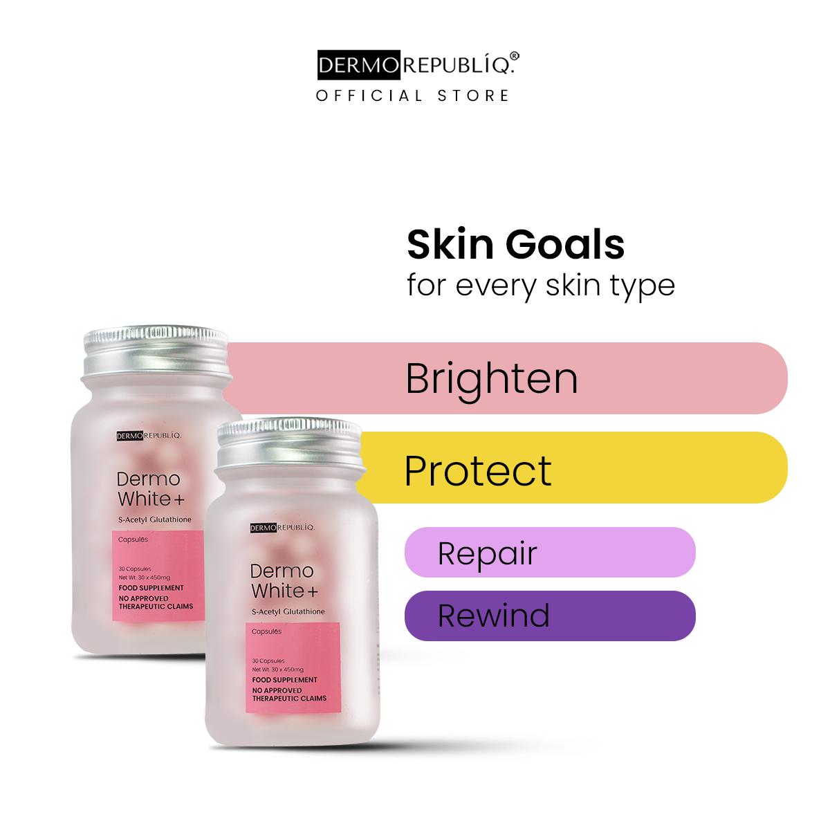 DermoWhite+ S-Acetyl Glutathione | Bundle of 2