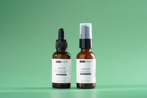 Dermorepubliq Vitamin C (L-Ascorbic) & 1% Retinol Morning and Night Set - Sensitive Skins - 2x30mL