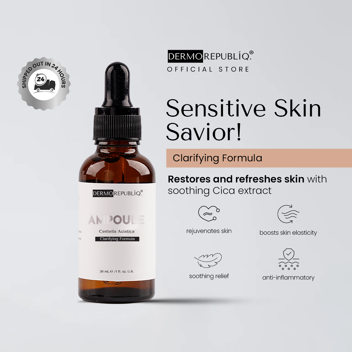 Dermorepubliq Cica Clarifying Ampoule