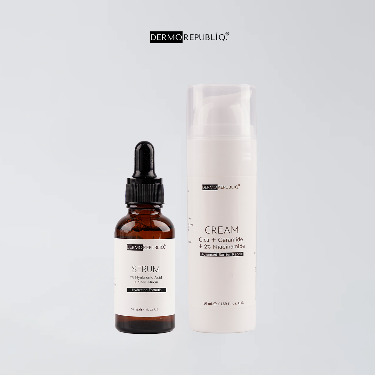 Dermorepubliq Duos - Dry, Sensitive Skin (1% Hyaluronic Acid  + 2% Niacinamide Intensive Barrier)