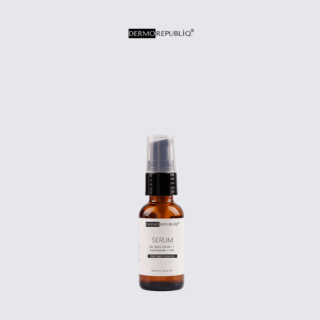 Dermorepubliq 2% Alpha Arbutin + Niacinamide + HA Dark Spot Corrector Serum - 30 mL