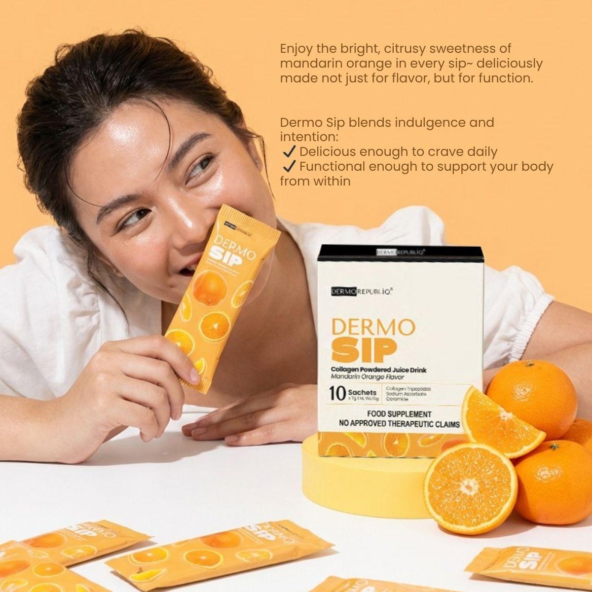 Dermosip Collagen Radiance Juice - Orange