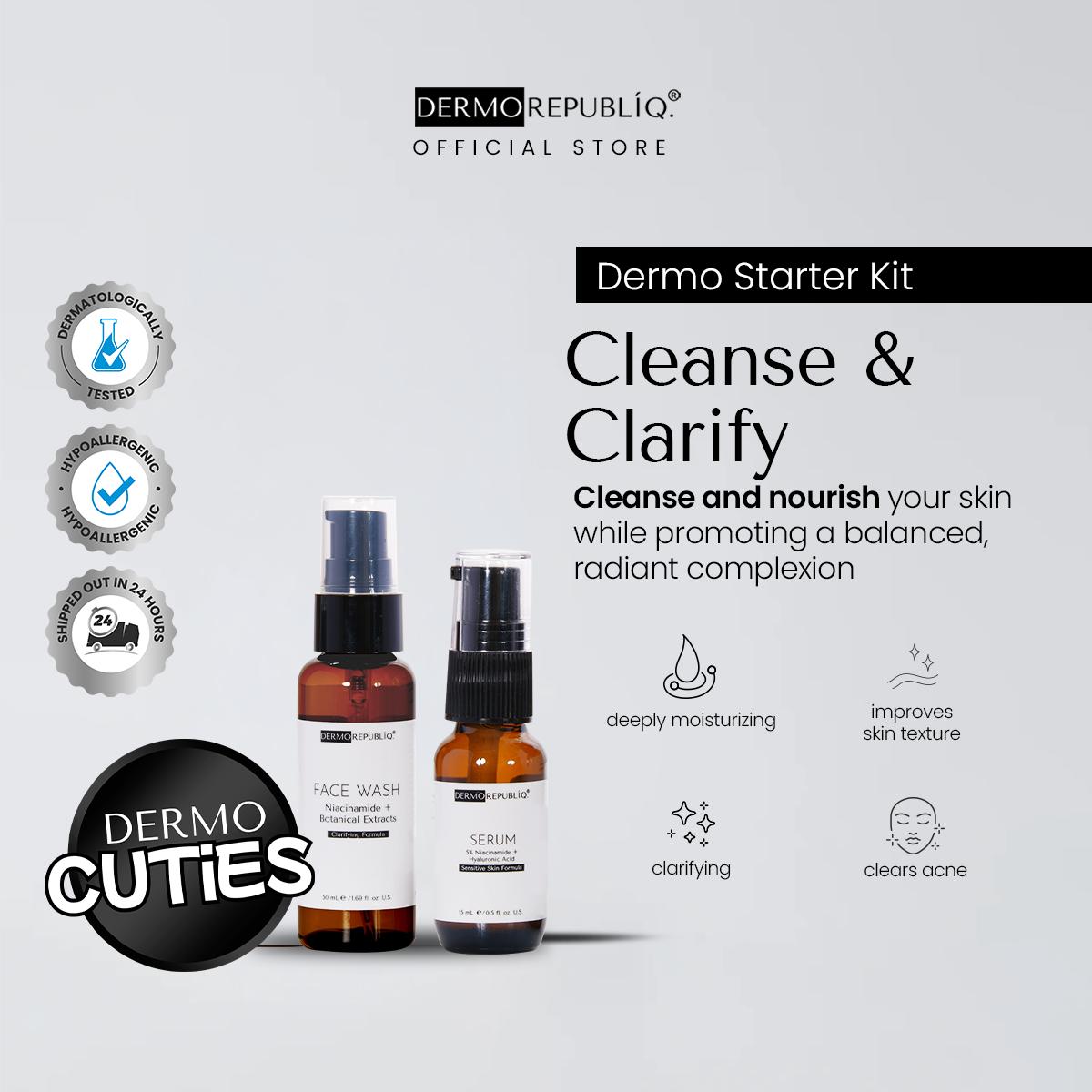 Dermorepubliq Duo Cleanse & Clarify Kit