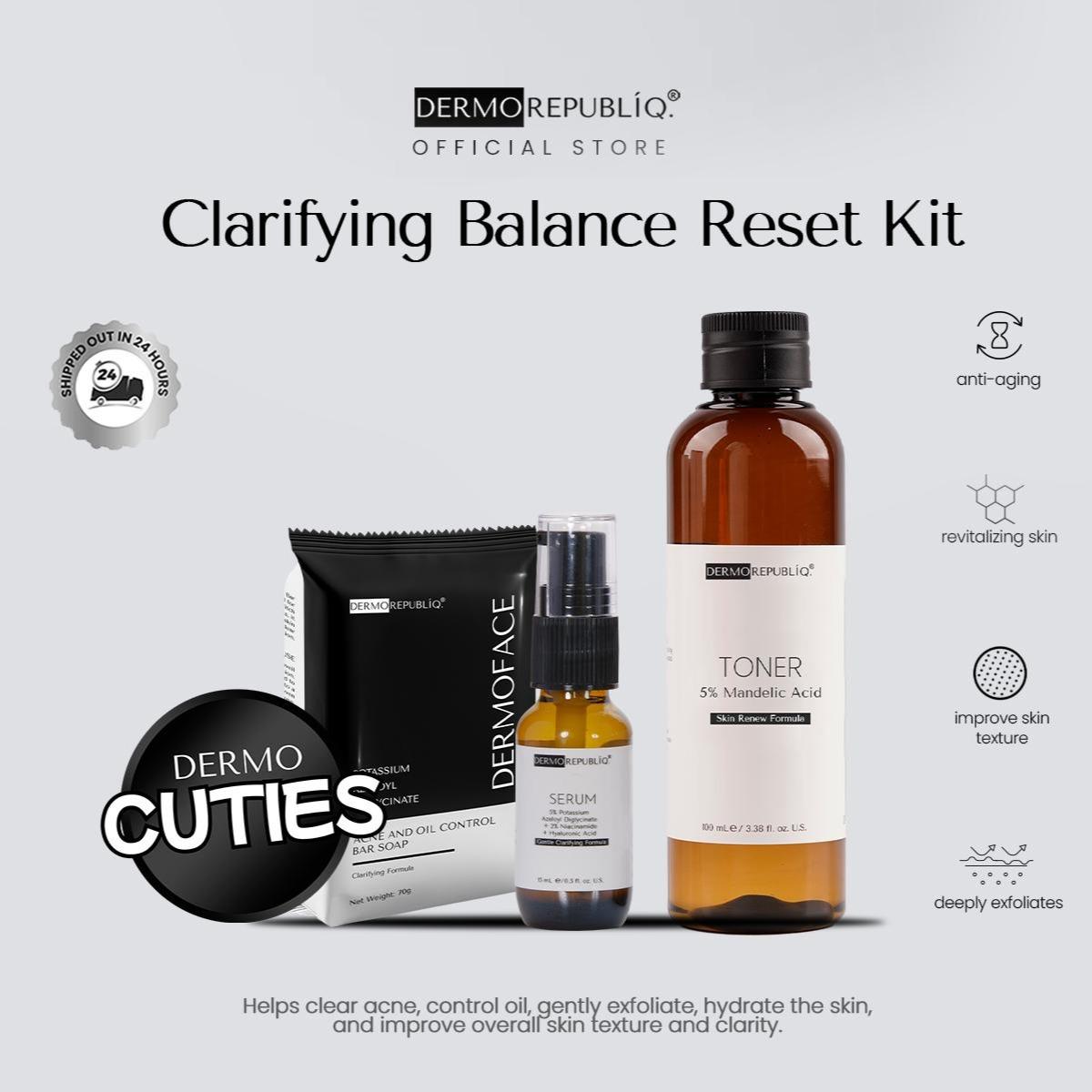 Dermorepubliq Clarifying Balance Reset Kit (Potassium Azeloyl Diglycinate Clarifying + Mandelic Acid)