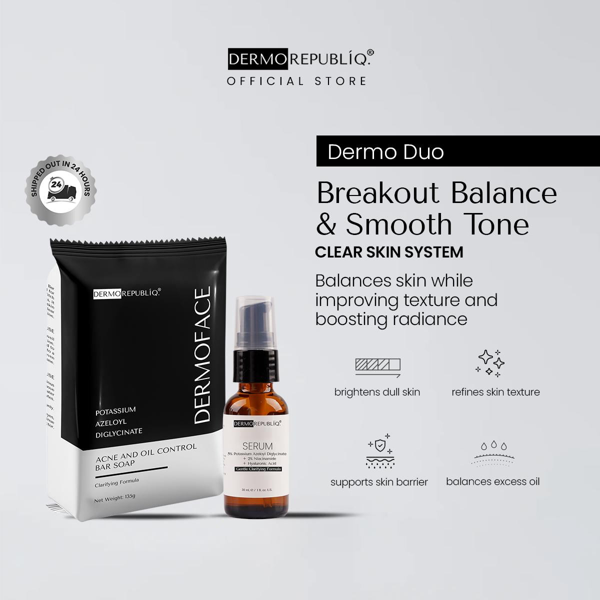 Dermo Duo – Breakout Balance and Smooth Tone