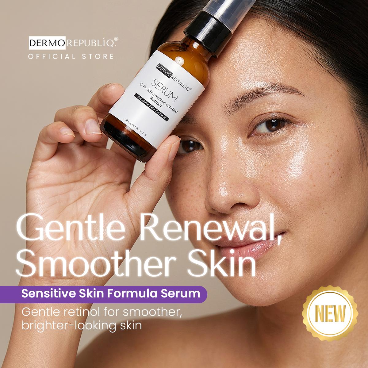 Dermorepubliq 0.1% Microencapsulated Retinol Serum – Sensitive Skin Formula
