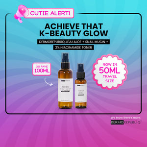 Dermorepubliq Jeju Aloe + Snail Mucin + 2% Niacinamide Hydrating Toner - 100 mL