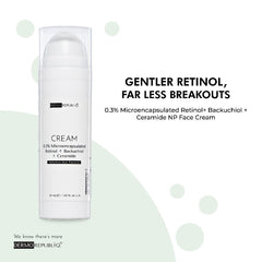 Dermorepubliq 0.3% Microencapsulated Retinol + Backuchiol + Ceramide NP Face Cream