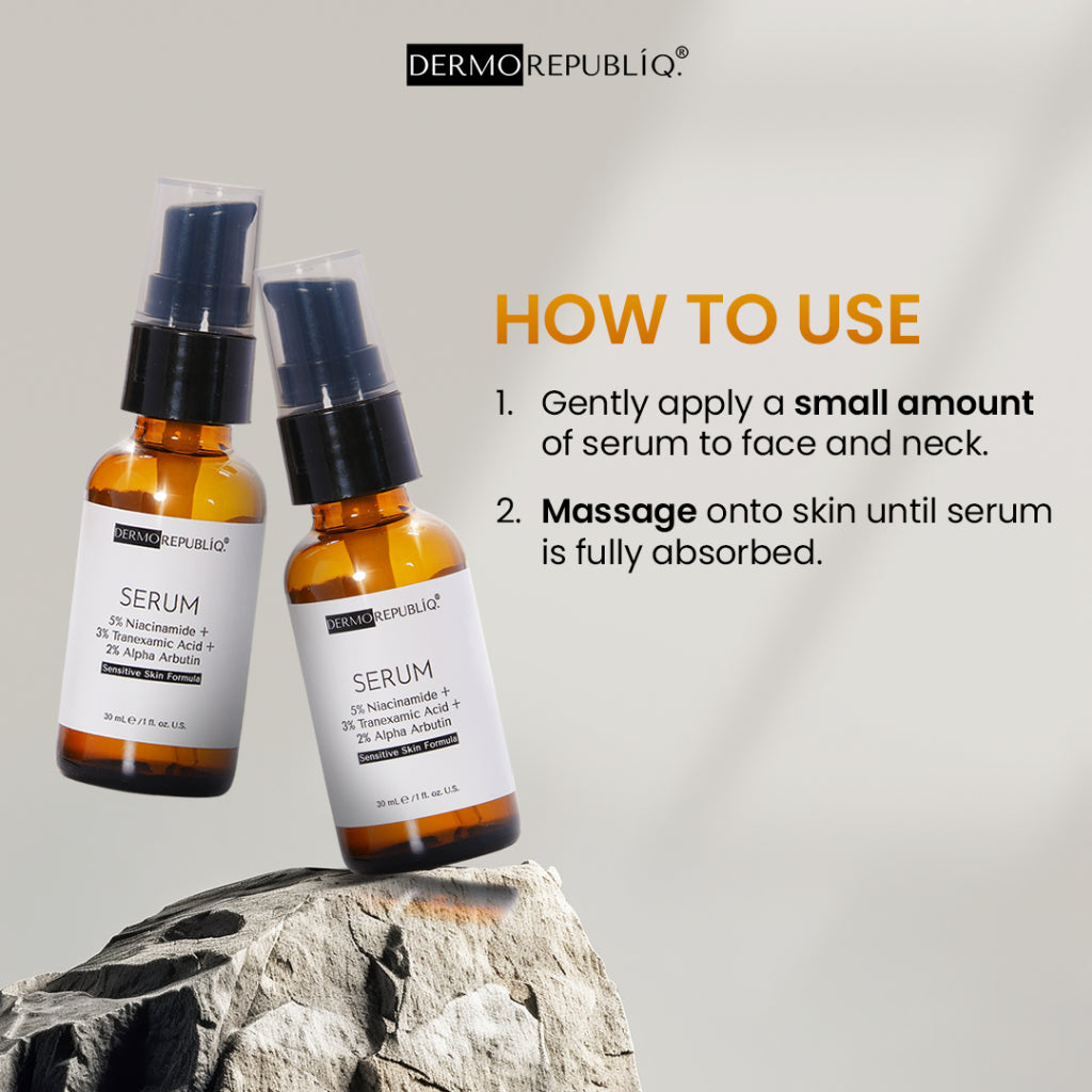 Dermorepubliq 5% Niacinamide + 3% Tranexamic Acid + 2%Alpha Arbutin - 30 mL