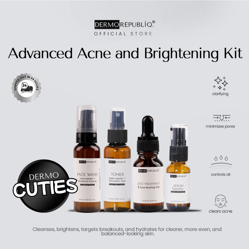 Dermorepubliq Advanced Acne and Brightening Kit